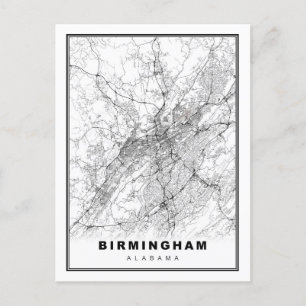 Postale Carte de Birmingham