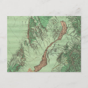 Postale Carte de classification des terres du sud-ouest du