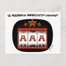 Postale Carte de coaching : A-A-A, le feedback