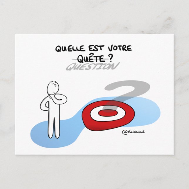 Postale Carte de Coaching "Formuler sa quête" (Devant)