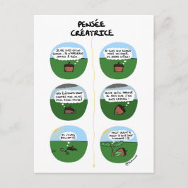 Postale Carte de coaching "Pensée créatrice"