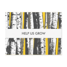 carte de commentaire arbres aspen