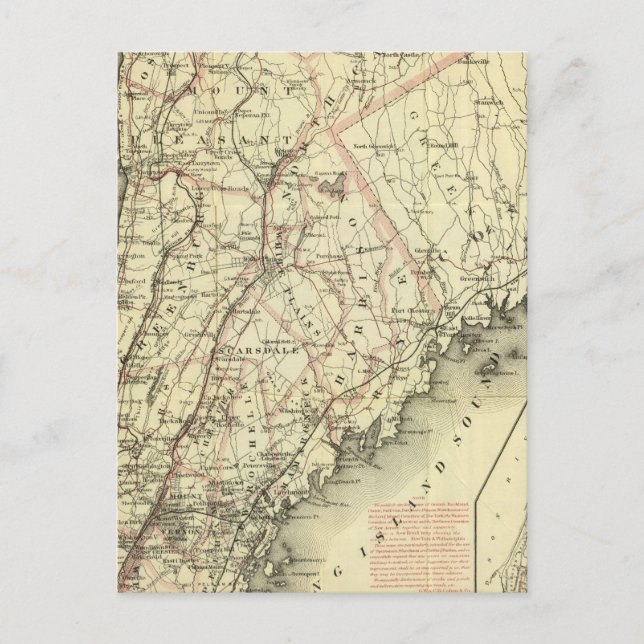 Postale Carte de conduite et de roulage de Colton des État (Devant)