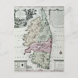 Postale Carte de Corse