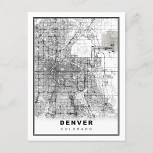 Postale Carte de Denver