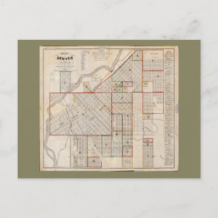 Postale Carte de Denver, Colorado (1871)
