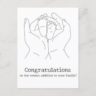 Postale Carte de félicitations pour bébé