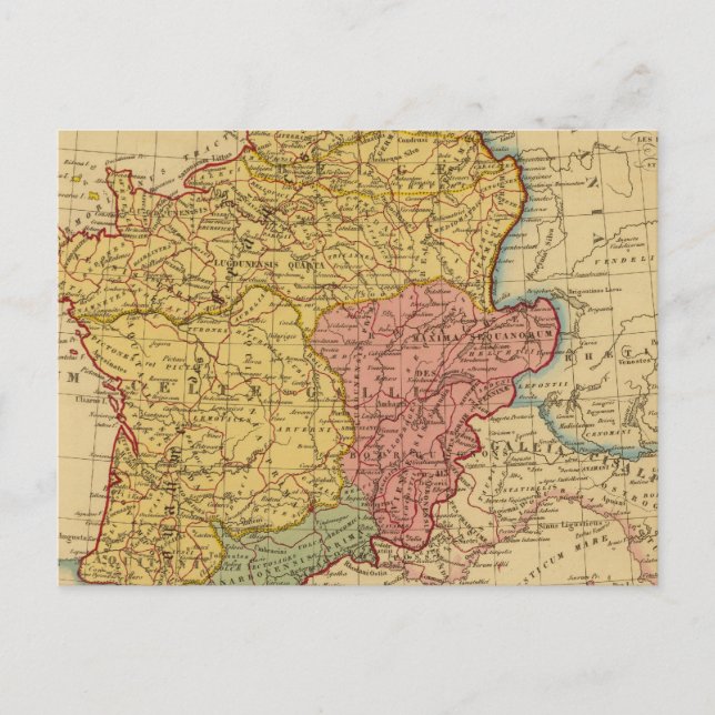 Postale Carte de Gaule (Devant)