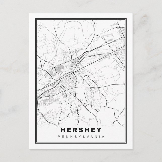 Postale Carte de Hershey (Devant)