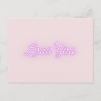 Postale Carte de jour Valentines "Love You"