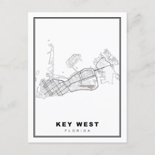 Postale Carte de Key West