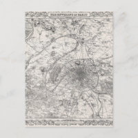 Carte de la capitale de la France