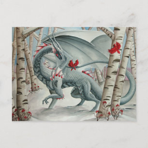 Postale Carte de la Dame de la Forêt