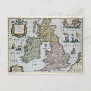 Postale Carte de la Grande-Bretagne, 1631