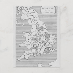 Postale Carte de la Grande-Bretagne produite par Stanford'