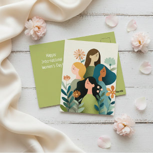 Postale Carte de la Journée internationale des femmes Ar