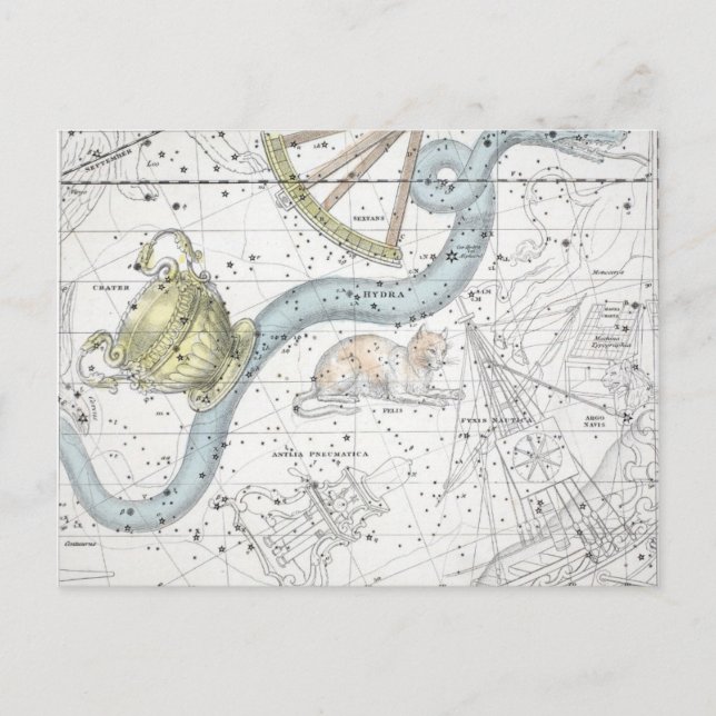 Postale Carte de la plaque de constellations XXVI (Devant)