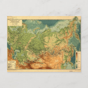 Postale Carte de la Russie (1912)