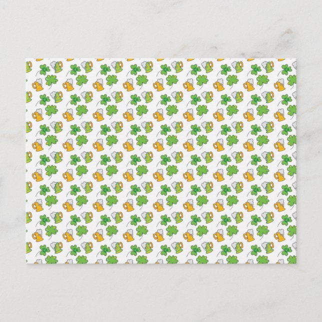 Postale Carte de la Saint-Patrick (Devant)