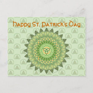 Postale Carte de la Saint-Patrick celtique