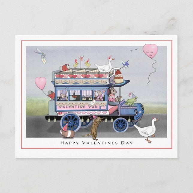 Postale Carte de la Saint-Valentin (Devant)