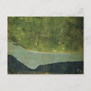 Postale Carte de la Seconde Guerre mondiale de la plage d'