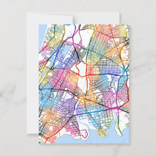 Postale Carte de la ville de Bronx USA