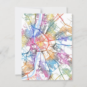 Postale Carte de la ville de Budapest Hongrie