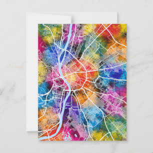 Postale Carte de la ville de Budapest Hongrie