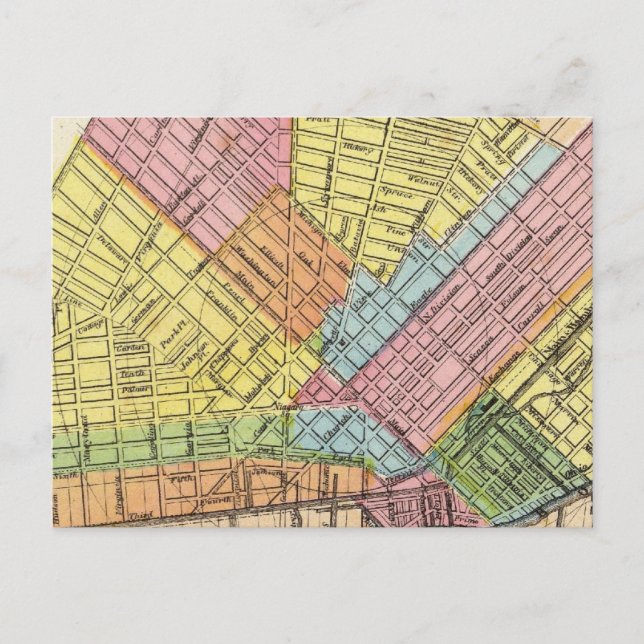 Postale Carte de la ville de Buffalo (Devant)