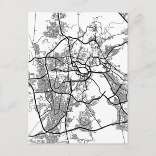 Postale Carte de la ville de Makkah en Arabie saoudite