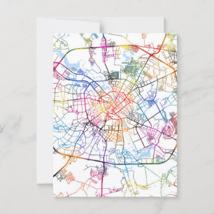 Postale Carte de la ville de Minsk Belarus