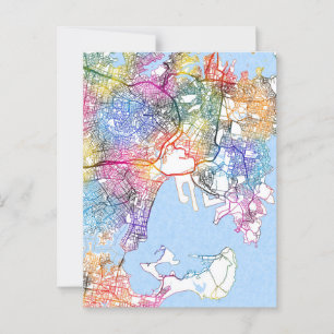 Postale Carte de la ville de Sydney Australie