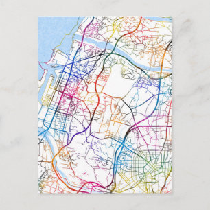 Postale Carte de la ville de Taichung Taïwan