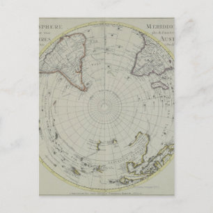 Postale Carte de l'Antarctique 2