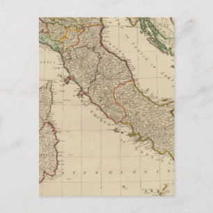 Postale Carte de l'Atlas en Italie