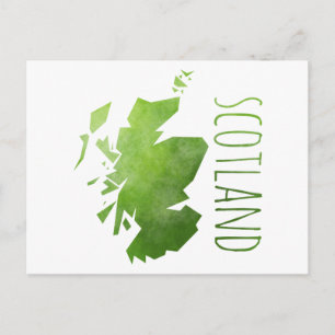 Postale Carte de l'Écosse