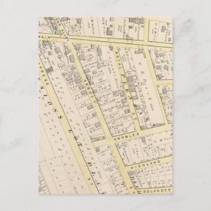 Postale Carte de l'île Providence Rhode 2