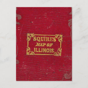 Postale Carte de l'Illinois