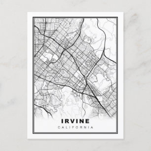 Postale Carte de l'Irvine