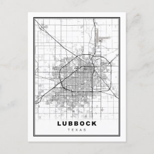 Postale Carte de Lubbock