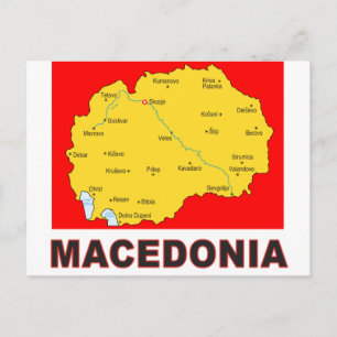 Postale Carte de Macédoine