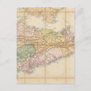 Postale Carte de Mackinlay de la province de Nouvelle-Écos