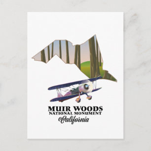Postale Carte de Muir Woods National Monument affiche de v