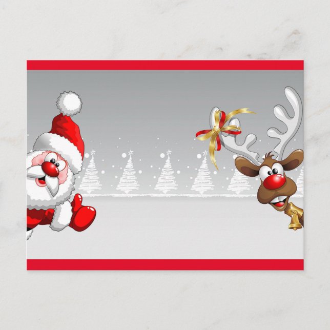 Postale Carte de Noël (Devant)