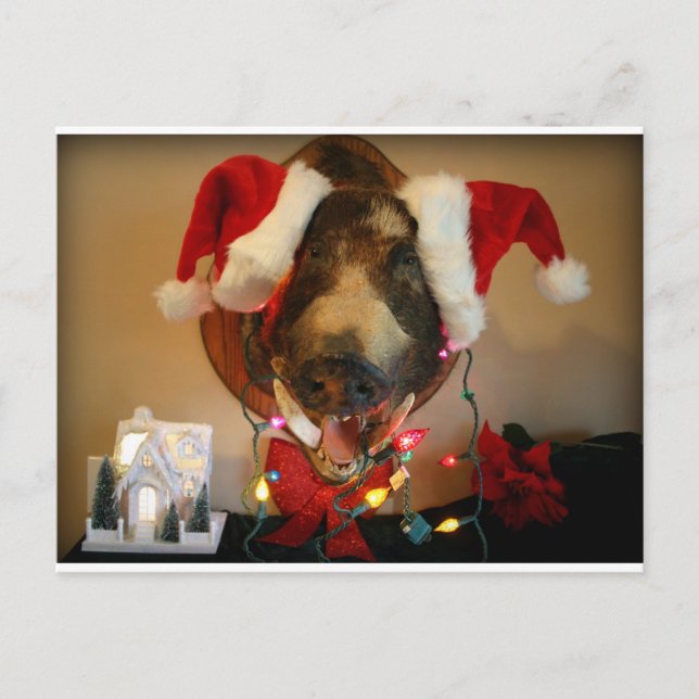 Postale Carte de Noël JG (Devant)