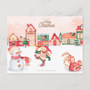 Postale Carte de Noël mignonne