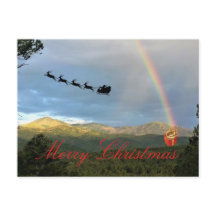 Carte de Noël pliée