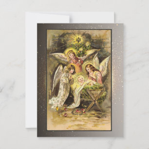 Postale Carte de Noël religieuse vintage