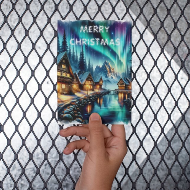 Postale Carte de Noël Serenity at Waters Edge (Créateur téléchargé)